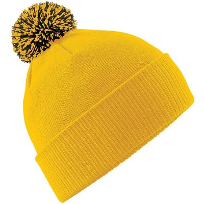 Beechfield - Mütze für Herren/Damen Unisex (Gold/Schwarz) Gold Einheitsgröße Beechfield - Mütze für Herren/Damen Unisex (Gold/Schwarz) Gold Einheitsgröße
