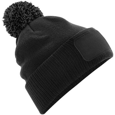 Beechfield Unisex Bommelmütze Snowstar, bedruckbar (Schwarz/Anthrazit) Schwarz/Dunkelgrau Einheitsgröße Beechfield Unisex Bommelmütze Snowstar, bedruckbar (Schwarz/Anthrazit) Schwarz/Dunkelgrau Einheitsgröße
