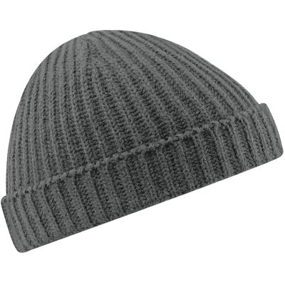 Beechfield - "Trawler" Mütze für Herren/Damen Unisex (Rauch-Grau) Grau Einheitsgröße Beechfield - "Trawler" Mütze für Herren/Damen Unisex (Rauch-Grau) Grau Einheitsgröße