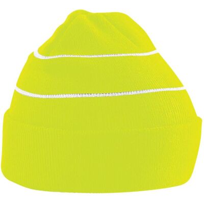 Beechfield - Mütze hohe Sichtbarkeit für Herren/Damen Unisex (Fluoreszierendes Gelb) Grün Einheitsgröße Beechfield - Mütze hohe Sichtbarkeit für Herren/Damen Unisex (Fluoreszierendes Gelb) Grün Einheitsgröße