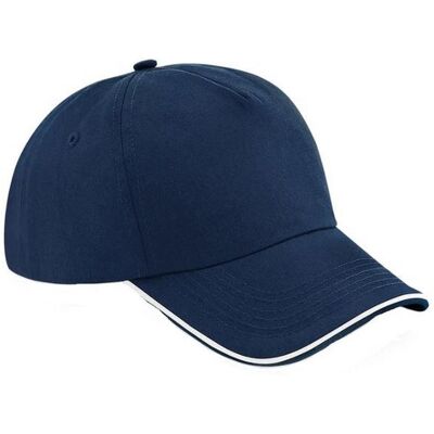 Beechfield Unisex Authentic 5 Panel Baseballkappe Für Erwachsene (Navy/Weiß) Navy blau Einheitsgröße Beechfield Unisex Authentic 5 Panel Baseballkappe Für Erwachsene (Navy/Weiß) Navy blau Einheitsgröße