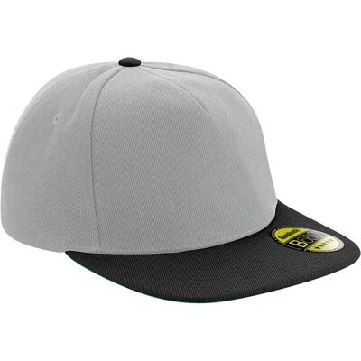 Beechfield - "Original" Snapback Mütze Flacher Schirm für Herren/Damen Unisex (Grau/Schwarz) Grau Einheitsgröße Beechfield - "Original" Snapback Mütze Flacher Schirm für Herren/Damen Unisex (Grau/Schwarz) Grau Einheitsgröße