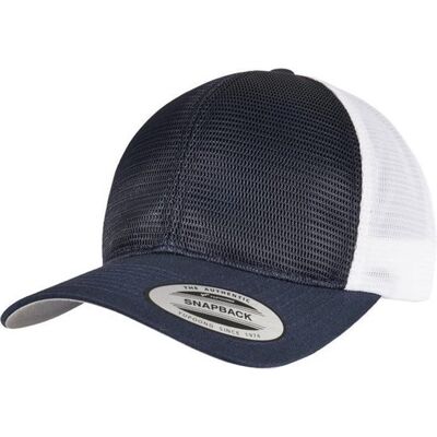 Flexfit - "360" Kappe (Marineblau/Weiß) Marine Einheitsgröße Flexfit - "360" Kappe (Marineblau/Weiß) Marine Einheitsgröße