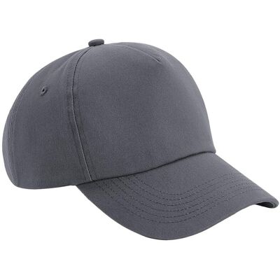 Beechfield - "Authentic" Kappe 5 Segmente für Herren/Damen Unisex (Graphit) Schwarz Einheitsgröße Beechfield - "Authentic" Kappe 5 Segmente für Herren/Damen Unisex (Graphit) Schwarz Einheitsgröße