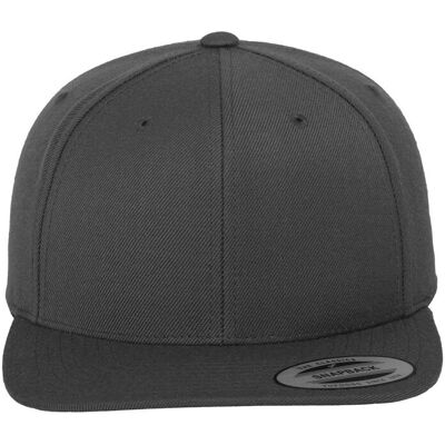 Flexfit - "Classic" Snapback Mütze für Herren/Damen Unisex (Dunkelgrau) Grau Einheitsgröße Flexfit - "Classic" Snapback Mütze für Herren/Damen Unisex (Dunkelgrau) Grau Einheitsgröße