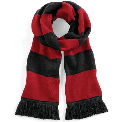 Beechfield Unisex Schal, gestreift, für Erwachsene (Schwarz/Rot) Schwarz Einheitsgröße Beechfield Unisex Schal, gestreift, für Erwachsene (Schwarz/Rot) Schwarz Einheitsgröße