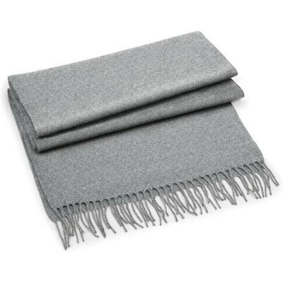 Beechfield - "Classic" Schal für Herren/Damen Unisex (Grau meliert) Grau Einheitsgröße Beechfield - "Classic" Schal für Herren/Damen Unisex (Grau meliert) Grau Einheitsgröße