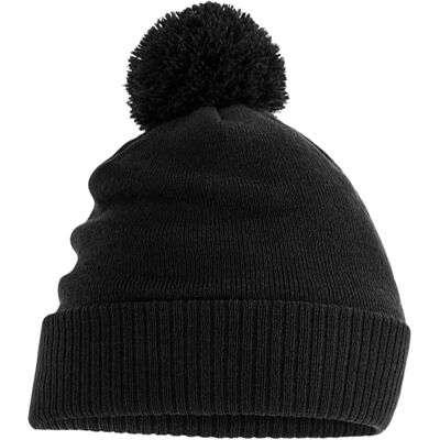 Beechfield - "Snowstar" Mütze (Schwarz) Schwarz Einheitsgröße Beechfield - "Snowstar" Mütze (Schwarz) Schwarz Einheitsgröße