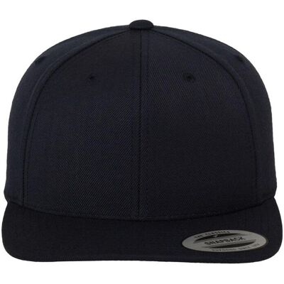Flexfit - "Classic" Snapback Mütze für Herren/Damen Unisex (Dunkel-Marineblau) Marine Einheitsgröße Flexfit - "Classic" Snapback Mütze für Herren/Damen Unisex (Dunkel-Marineblau) Marine Einheitsgröße