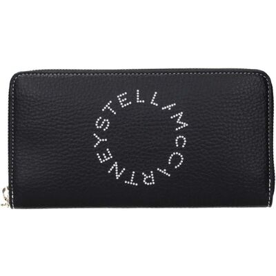 Stella McCartney schwarze Lederbörse Schwarz Einheitsgröße Stella McCartney schwarze Lederbörse Schwarz Einheitsgröße