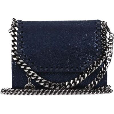 Stella McCartney Blaue Lederbörse Blau Einheitsgröße Stella McCartney Blaue Lederbörse Blau Einheitsgröße