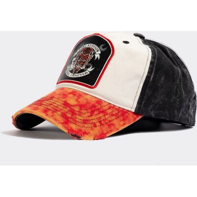 King Kerosin Herren Baseball Cap im Used-Look Hell Chapter Cremefarben Einheitsgröße King Kerosin Herren Baseball Cap im Used-Look Hell Chapter Cremefarben Einheitsgröße
