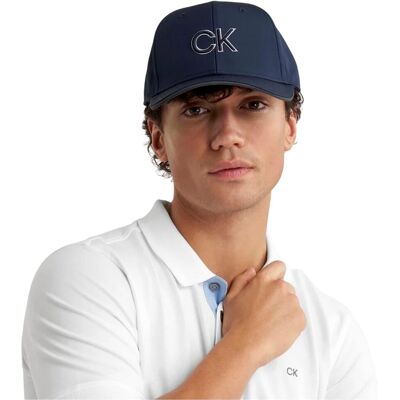 Calvin Klein - Baseball-Mütze für Herren, Emblem (Dunkel-Marineblau) Marine Einheitsgröße Calvin Klein - Baseball-Mütze für Herren, Emblem (Dunkel-Marineblau) Marine Einheitsgröße