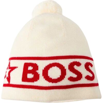 Boss - Mütze für Herren/Damen Unisex, Jerseyware (Weiß) Weiß Einheitsgröße Boss - Mütze für Herren/Damen Unisex, Jerseyware (Weiß) Weiß Einheitsgröße