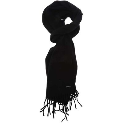 Boss - "Styven" Schal für Herren/Damen Unisex (Schwarz) Schwarz Einheitsgröße Boss - "Styven" Schal für Herren/Damen Unisex (Schwarz) Schwarz Einheitsgröße