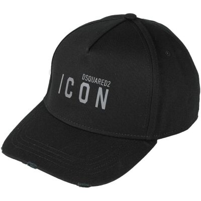 DSquared2 - "Icon" Baseball-Mütze, Alltag (Schwarz) Schwarz Einheitsgröße DSquared2 - "Icon" Baseball-Mütze, Alltag (Schwarz) Schwarz Einheitsgröße