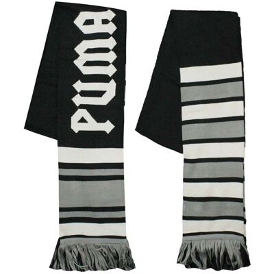 Puma X Fenty Rihanna Lange Varsity Damen Streifen Schal Schwarz-Weiss Einheitsgröße Puma X Fenty Rihanna Lange Varsity Damen Streifen Schal Schwarz-Weiss Einheitsgröße