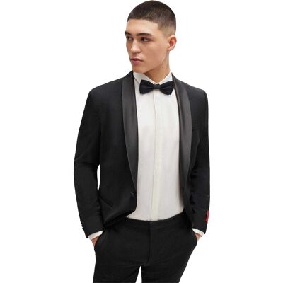 Hugo Boss - Fliege für Herren, Leicht (Schwarz) Schwarz Einheitsgröße Hugo Boss - Fliege für Herren, Leicht (Schwarz) Schwarz Einheitsgröße
