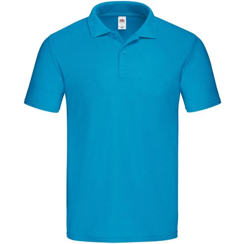 Fruit Of The Loom Herren Original Polo Shirt (Azurblau) Blau 2XL