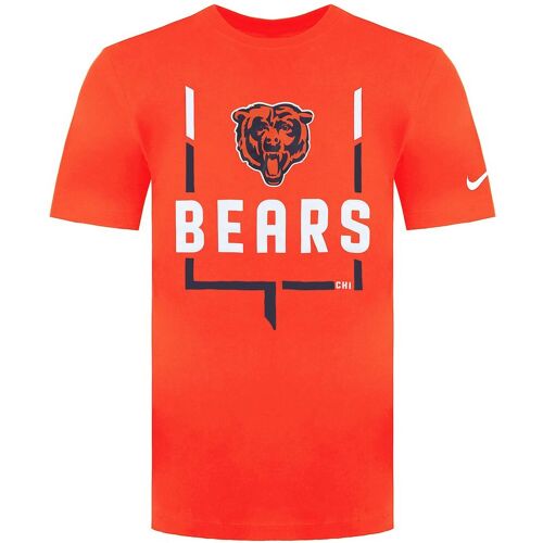 Nike NFL Chicago Bears Legend Goal Post Herren-T-Shirt Orange XL