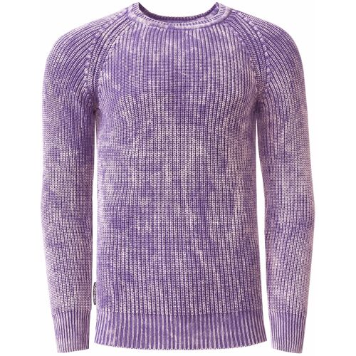 Rusty Neal Verwaschener Strickpullover im Vintage Look Lila L