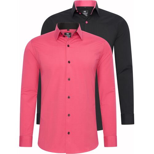 Rusty Neal 2er Set Business Hemd Mehrfarben M