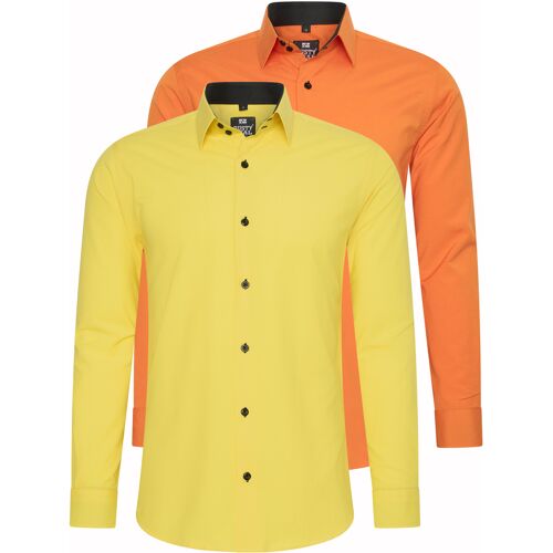 Rusty Neal 2er Set Business Hemd Mehrfarben L