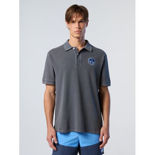 North Sails Polohemd Mit pigmentgefärbtem Finish Navy blau XS