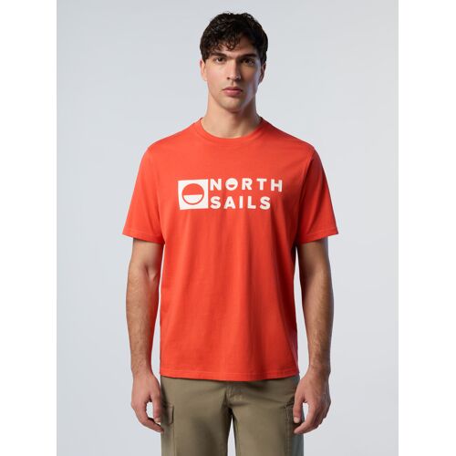 North Sails T-Shirt Logo-Print Orange XL