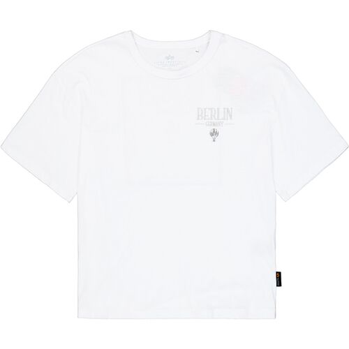alpha industries Berlin Candy Bomber Backprint T-Shirt Weiß XL