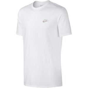 Nike Futura T-Shirt - Baumwolljersey - Rundhals - Weiß Nike Futura T-Shirt - Baumwolljersey - Rundhals - Weiß