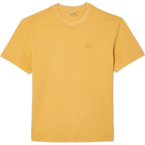 Lacoste XXS Orange Herren Natur gefärbtes T-Shirt Lacoste XXS Orange Herren Natur gefärbtes T-Shirt