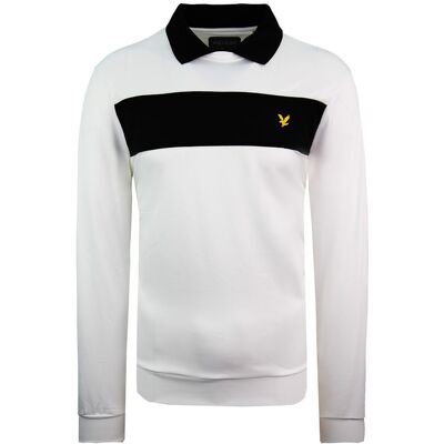 Lyle & Scott Ventech Golf Herren weißes Top Schwarz XS Lyle & Scott Ventech Golf Herren weißes Top Schwarz XS