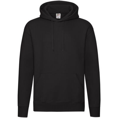 Fruit of the Loom Herren Premium Hoodie (Schwarz) Schwarz 4XL Fruit of the Loom Herren Premium Hoodie (Schwarz) Schwarz 4XL