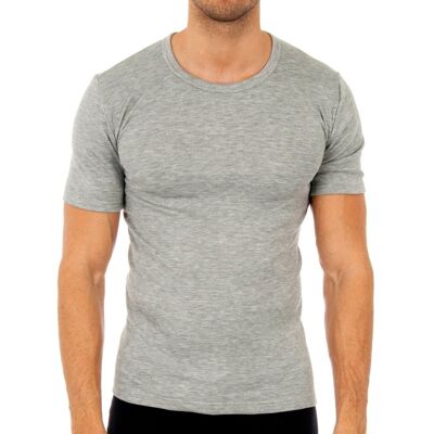 Abanderado Kurzärmeliges Faser-T-Shirt 0806 Mann Grau EU 52 Abanderado Kurzärmeliges Faser-T-Shirt 0806 Mann Grau EU 52