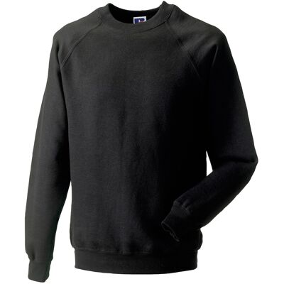 Russell Athletic Russell - "Spotshield" Sweatshirt für Herren Raglanärmel (Schwarz) Schwarz S Russell Athletic Russell - "Spotshield" Sweatshirt für Herren Raglanärmel (Schwarz) Schwarz S