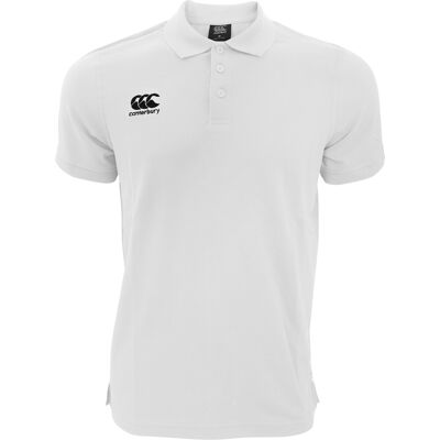 Canterbury Herren Waimak Kurzarm Pique Polo Shirt (Weiß) Weiß 2XL Canterbury Herren Waimak Kurzarm Pique Polo Shirt (Weiß) Weiß 2XL