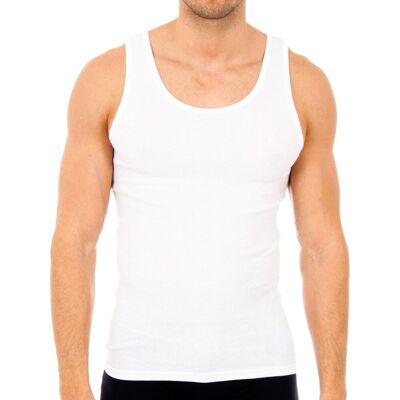 Abanderado T-Shirt mit breiten Trägern 0300 Männer Weiß EU60 Abanderado T-Shirt mit breiten Trägern 0300 Männer Weiß EU60