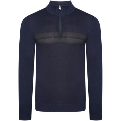Dare 2B Mens Unite Us gestrickt Hälfte Zip Sweatshirt (Nightfall Navy/Ebony) Navy blau S Dare 2B Mens Unite Us gestrickt Hälfte Zip Sweatshirt (Nightfall Navy/Ebony) Navy blau S