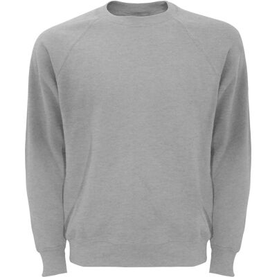 Fruit Of The Loom Herren Raglan-Ärmel Belcoro® Sweatshirt (Heather Grey) Grau L Fruit Of The Loom Herren Raglan-Ärmel Belcoro® Sweatshirt (Heather Grey) Grau L