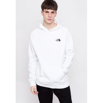 The North Face Mens Reglan Red Box Hoodie in weiß Weiß S The North Face Mens Reglan Red Box Hoodie in weiß Weiß S