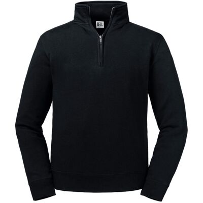 Russell Athletic Russell - "Authentic" Sweatshirt mit kurzem Reißverschluss für Herren (Schwarz) Schwarz M Russell Athletic Russell - "Authentic" Sweatshirt mit kurzem Reißverschluss für Herren (Schwarz) Schwarz M