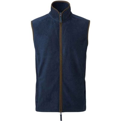 Premier Herren Artisan Fleece-Weste (Marine/Braun) Navy blau S Premier Herren Artisan Fleece-Weste (Marine/Braun) Navy blau S
