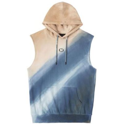 Criminal Damage Krimineller Schaden Tie Dye Herren Hoodie Weste Blau 2XL Criminal Damage Krimineller Schaden Tie Dye Herren Hoodie Weste Blau 2XL