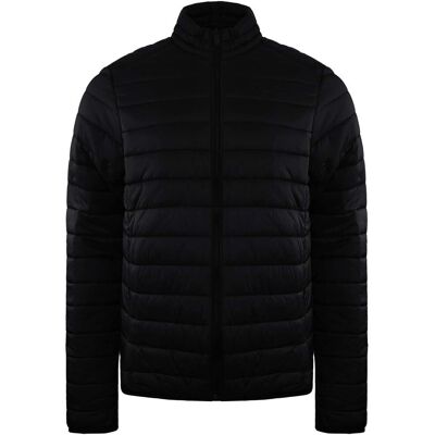 Ben Sherman – Leichte, schwarze Wattierte Herrenjacke Schwarz L Ben Sherman – Leichte, schwarze Wattierte Herrenjacke Schwarz L