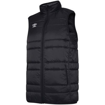 Umbro - "Club Essential" Weste für Herren (Schwarz/Weiß) Schwarz S Umbro - "Club Essential" Weste für Herren (Schwarz/Weiß) Schwarz S