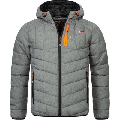 Geo Norway Winterjacke Grau Grau S Geo Norway Winterjacke Grau Grau S