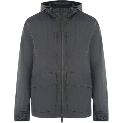 Lyle & Scott Schlichte Jacke mit Kapuze Schwarz Schwarz L Lyle & Scott Schlichte Jacke mit Kapuze Schwarz Schwarz L