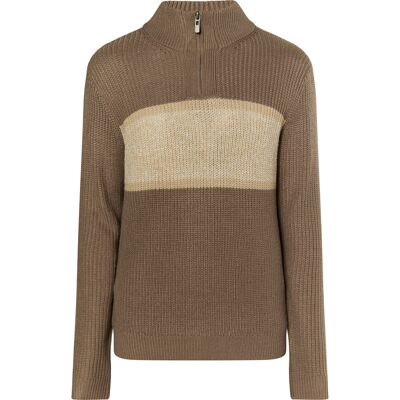 Mo Grobstrickpullover Herren Oliv Mehrfarbig Olive S Mo Grobstrickpullover Herren Oliv Mehrfarbig Olive S
