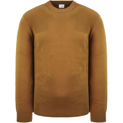 Lacoste Plain Mens Brauner Pullover Braun 2XL Lacoste Plain Mens Brauner Pullover Braun 2XL
